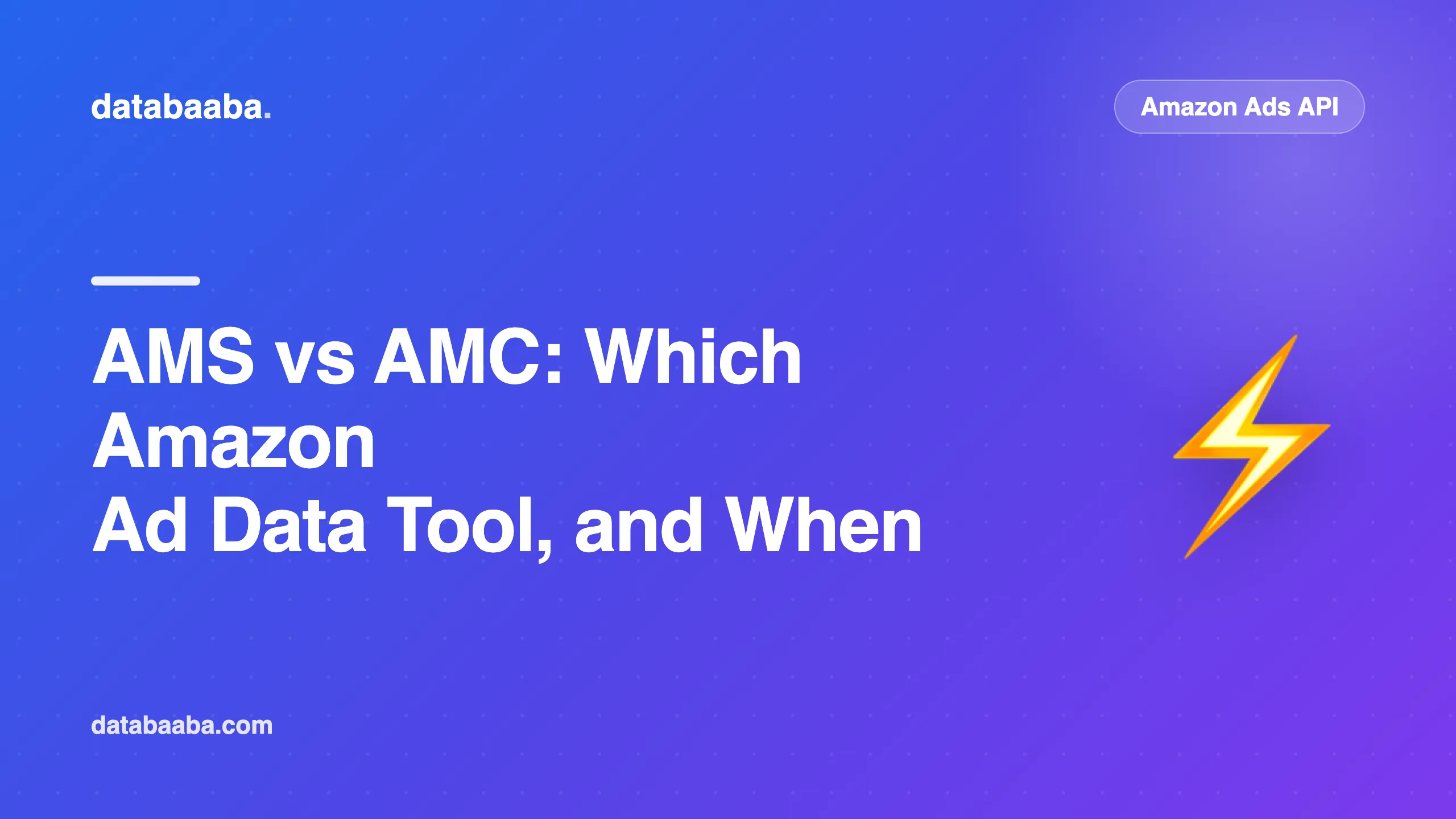 AMS vs AMC: Which Amazon Ad Data Tool to Use, and When