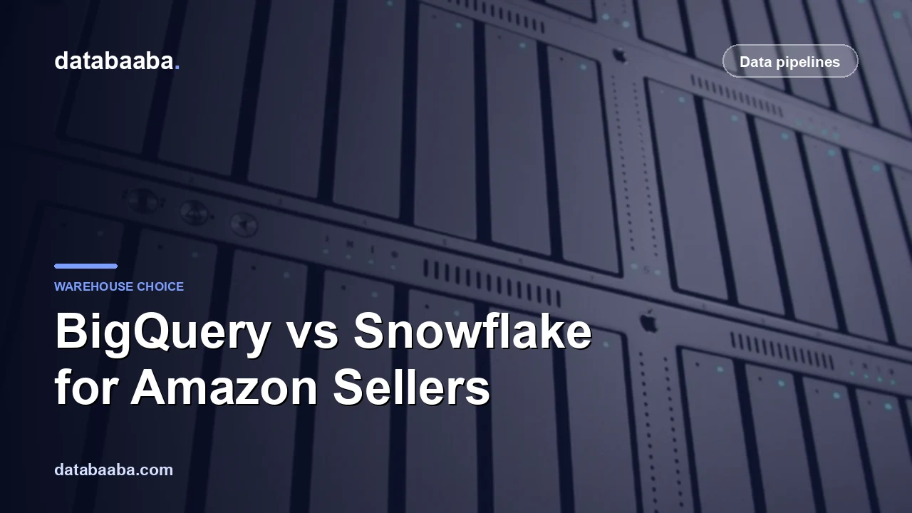 Amazon Data in BigQuery vs Snowflake: Which Warehouse for Sellers?