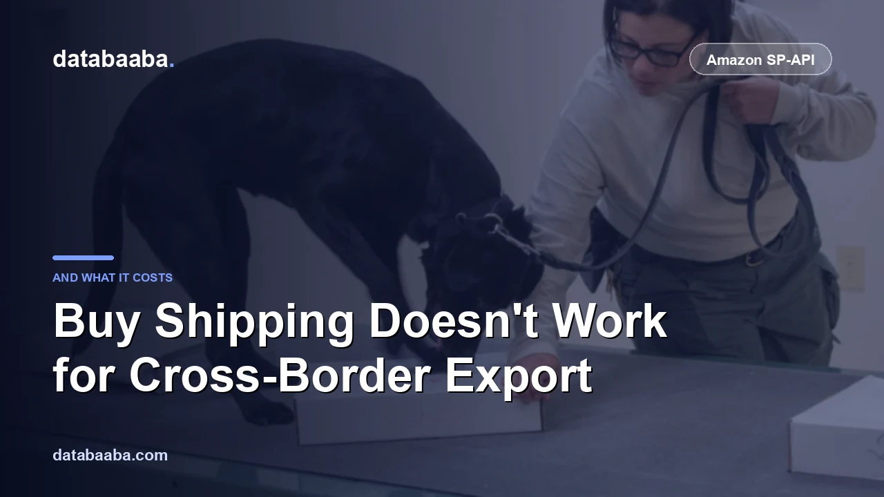 Why Amazon Buy Shipping Doesn't Work for Cross-Border Export (And What It Costs You)