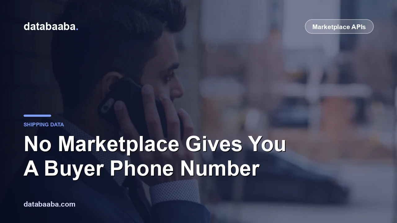 No Marketplace Gives You a Real Buyer Phone Number (What to Do Instead)