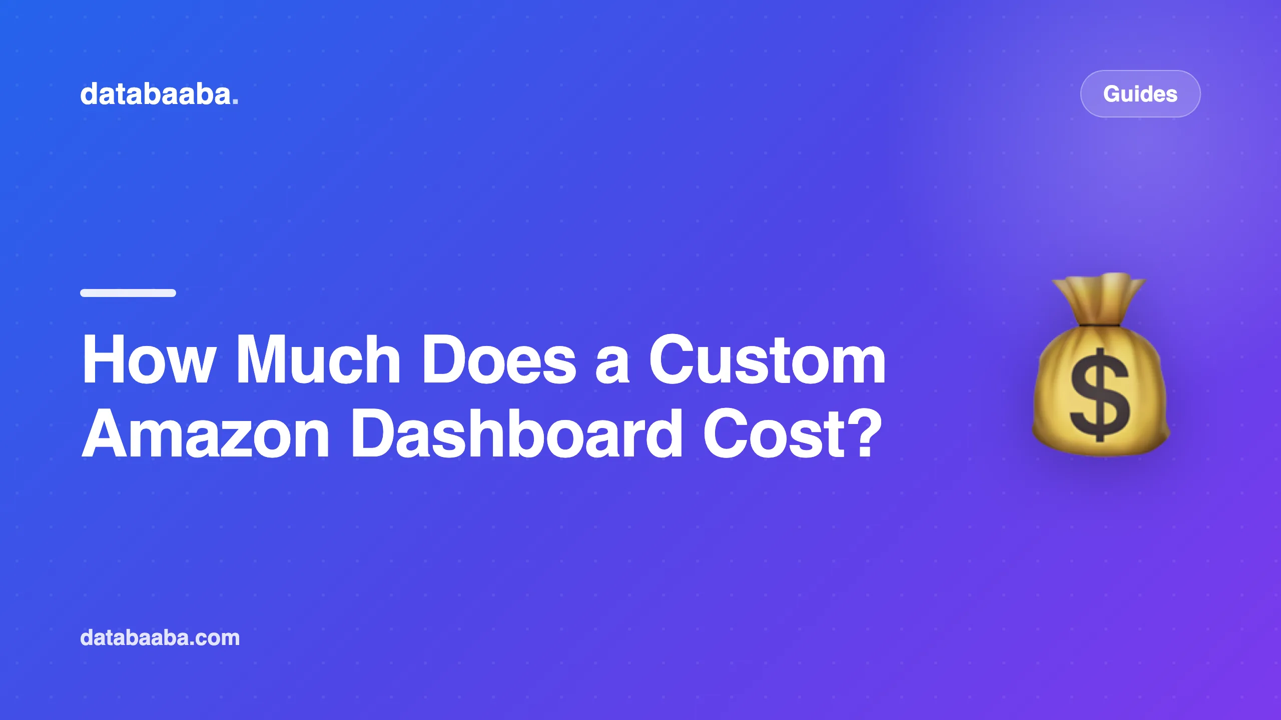 How Much Does a Custom Amazon Dashboard Cost? (Real Numbers)