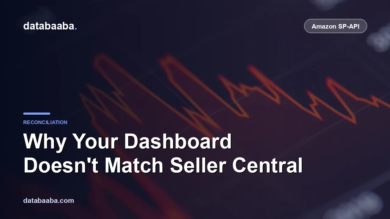 Why Your Custom Dashboard Doesn't Match Seller Central