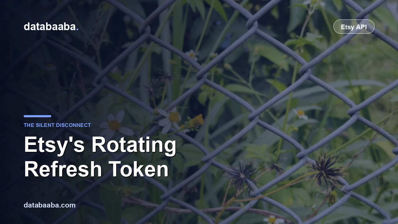 Etsy's Rotating OAuth Refresh Token (and the Sync Race It Creates)