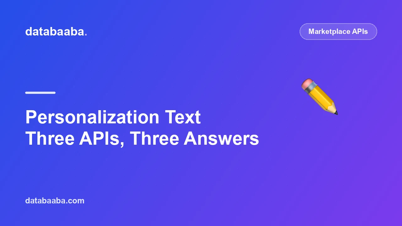 Getting Personalisation Text Out of Amazon, Etsy and eBay (Three APIs, Three Answers)